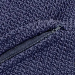 HOMLA Poszewka Morris Z Fredzlami Granatowa 45X45 Cm