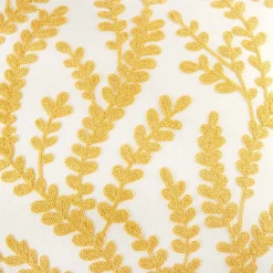 HOMLA Poszewka Multia W Listki Musztardowe 45X45 Cm