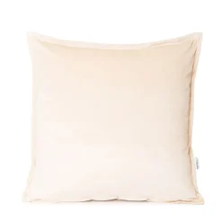 HOMLA Poszewka Nantu Welwetowa Imitacja Sztruksu Bezowa 45X45+1.5 Cm