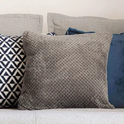 HOMLA Poszewka Noah Ziarnka Ryzu Szara 45X45 Cm