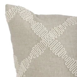 HOMLA Poszewka Salvi Haftowana Ecru 45X45 Cm