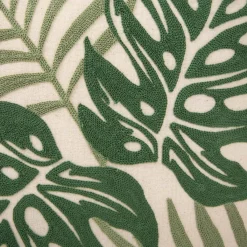 HOMLA Poszewka Seli W Wyszywane Monstery Zielona 45X45 Cm