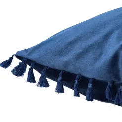 HOMLA Poszewka Urda Granatowa Z Fredzlami 45X45 Cm