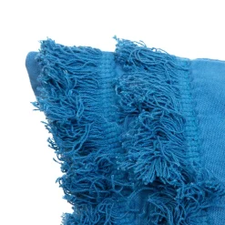 HOMLA Poszewka Vivero Granatowa Z Fredzlami 45X45 Cm