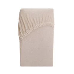 HOMLA Przescieradlo Claire Jersey Bezowe 90X200 Cm