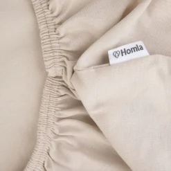 HOMLA Przescieradlo Claire Jersey Bezowe 160X200 Cm