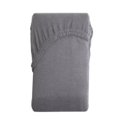 HOMLA Przescieradlo Claire Jersey Szare 180X200 Cm