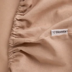 HOMLA Przescieradlo Lauko Renforce Bezowe 90X200 Cm