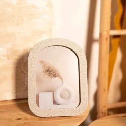 HOMLA Ramka Na Zdjecie Anga Polokragla Z Imitacji Betonu 13X18 Cm