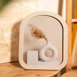 HOMLA Ramka Na Zdjecie Anga Polokragla Z Imitacji Betonu 20X25 Cm