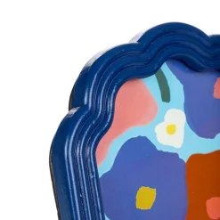 HOMLA Ramka Na Zdjecie Floral Aura Granatowa 13X18 Cm