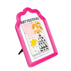 HOMLA Ramka Na Zdjecie Floral Aura Fuksjowa 20X25 Cm