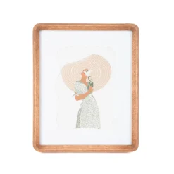 HOMLA Ramka Na Zdjecie Sali Drewniana Z Paspartu 20X25 Cm