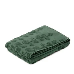 HOMLA Ręcznik Leslie Z Obszyciami Zielony 50X90Cm