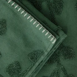 HOMLA Ręcznik Leslie Z Obszyciami Zielony 50X90Cm