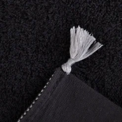 HOMLA Ręcznik Teri Czarno-Szary 70X130Cm