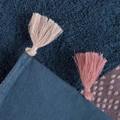 HOMLA Ręcznik Teri Granatowo-Rozowy 50X90Cm