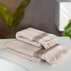 HOMLA Ręcznik Tippy Bezowy 70X130Cm