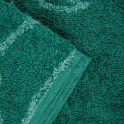 HOMLA Ręcznik Wilday Ciemnozielony W Liscie 70X130Cm