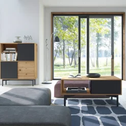 HOMLA Regal Flow! Dab Artisan 102X126X41 Cm