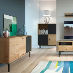 HOMLA Regal Flow! Dab Artisan 102X126X41 Cm