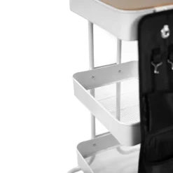 HOMLA Regal Na Kolkach Hylla Metalowy 90X43X42Cm