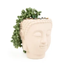 HOMLA Roslina Sztuczna Esin W Bezowej Donicy 13X12X19 Cm