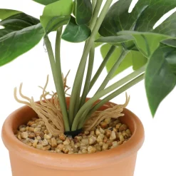 HOMLA Roslina Sztuczna Semela Monstera 25 Cm