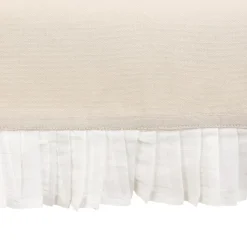 HOMLA Serweta Linela Z Bawelniana Falbanka 80X80 Cm