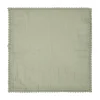HOMLA Serwetka Elin Muslinowa Z Koronkowa Lamowka Pistacjowa 40X40 Cm