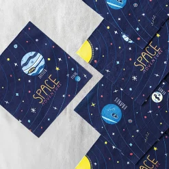 PARTYDECO Serwetki Space Papierowe Z Nadrukiem 20 Szt. 16X16 Cm