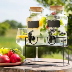 HOMLA Sloik Allos Z Kranikiem Podwojny 2 X 2 L