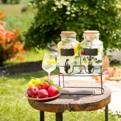 HOMLA Sloik Allos Z Kranikiem Podwojny 2 X 2 L