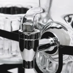 HOMLA Sloik Emica Z Kranikiem Podwojny Z Czarnym Wieczkiem 2X2L