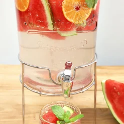 HOMLA Sloik Freya Z Kranikiem Szklany L 6 L