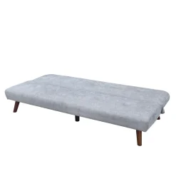 HOMLA Sofa Rinko Sofa 3-Osobowa, Z Funkcja Spania, Ciemnoszara 195X81X74 Cm