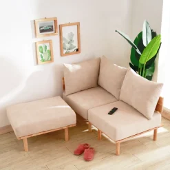 HOMLA Sofa Seri Modulowa Bezowa 74X86X86 Cm