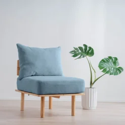 HOMLA Sofa Seri Modulowa Niebieska 60X74X86 Cm