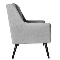 HOMLA Sofa Sophie W Tkaninie Jasnoszara 130X75X93 Cm