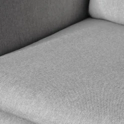 HOMLA Sofa Sophie W Tkaninie Jasnoszara 130X75X93 Cm