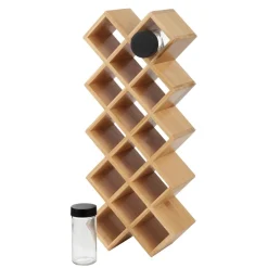 HOMLA Stojak Bambou Drewniany Na Przyprawy 42X17Cm