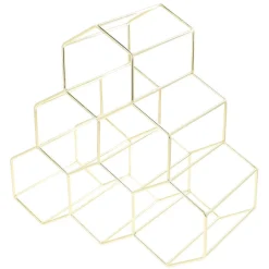 HOMLA Stojak Duncan Na Wino Metalowy 33X16X31 Cm