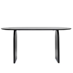 HOMLA Stol Lagom Lite Drewno Akacji Czarne 160X80X76 Cm