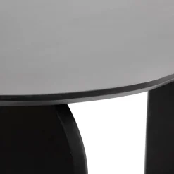 HOMLA Stol Lagom Lite Drewno Akacji Czarne 160X80X76 Cm