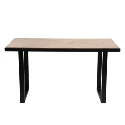 HOMLA Stol Nattmal Lite Drewno Akacji + Metal 160X80X76 Cm