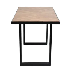 HOMLA Stol Nattmal Lite Drewno Akacji + Metal 160X80X76 Cm