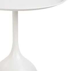 HOMLA Stolik Ferro Metalowy Bialy 58X32X48 Cm