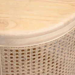 HOMLA Stolik Kawowy Kani Ratanowy 40X40X45 Cm