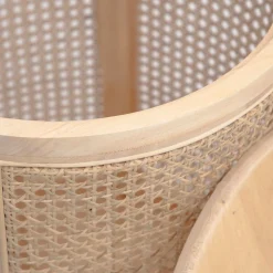 HOMLA Stolik Kawowy Kani Ratanowy 40X40X45 Cm