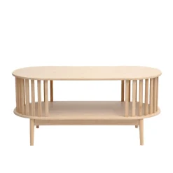 HOMLA Stolik Kawowy Lemn Drewniany 100X48X45 Cm